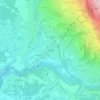 La Bergue topographic map, elevation, terrain