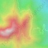 凤凰髻 topographic map, elevation, terrain