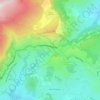 Les Roumégons topographic map, elevation, terrain