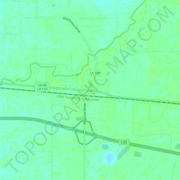 Start topographic map, elevation, terrain