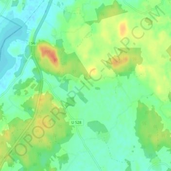 Hässelby topographic map, elevation, terrain