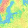 Estonia topographic map, elevation, terrain