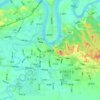 蒲庙镇 topographic map, elevation, terrain