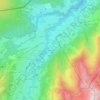 Zwerwald topographic map, elevation, terrain
