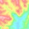 Cascatinha Mato Fino - Morungava topographic map, elevation, terrain