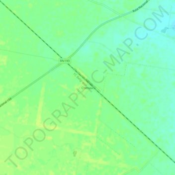 Chenaut topographic map, elevation, terrain
