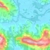 Santa Cruz do Timbó topographic map, elevation, terrain