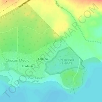 5I topographic map, elevation, terrain