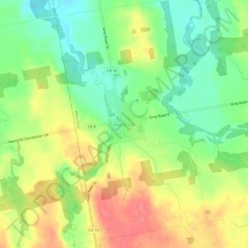 Neustadt topographic map, elevation, terrain