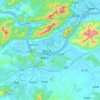 肇庆市 topographic map, elevation, terrain