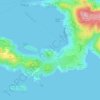 Piveti topographic map, elevation, terrain