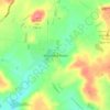 Woodford Halse topographic map, elevation, terrain