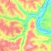 Mustard topographic map, elevation, terrain