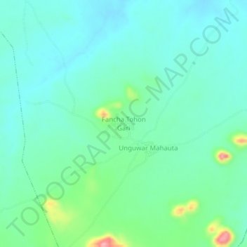 Fancha Tohon Gari topographic map, elevation, terrain