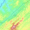 Vassouras topographic map, elevation, terrain