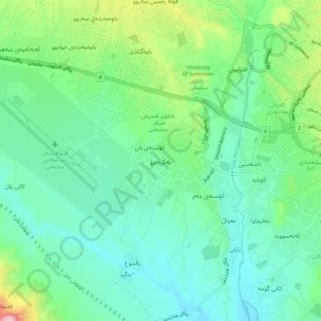 Bakrajo topographic map, elevation, terrain