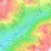Les Prés topographic map, elevation, terrain
