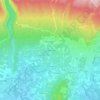Les Blanchards topographic map, elevation, terrain