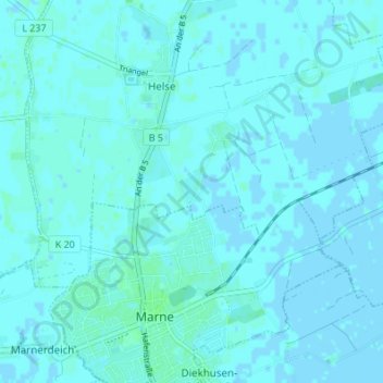 Zippelkoog topographic map, elevation, terrain