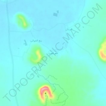 Hafir Kishb topographic map, elevation, terrain