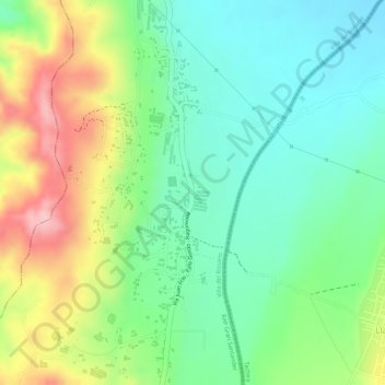 Juan Frio topographic map, elevation, terrain