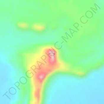Suranga Pahar topographic map, elevation, terrain