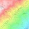 Taourirt n Bouali topographic map, elevation, terrain