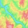 Le Ganet topographic map, elevation, terrain