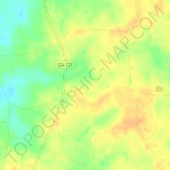Donaldson North Dam topographic map, elevation, terrain