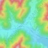 Bezzecca topographic map, elevation, terrain