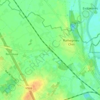 Rumez topographic map, elevation, terrain