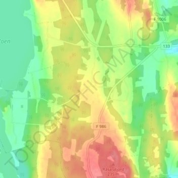 Sättra topographic map, elevation, terrain