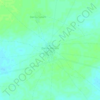 Darou Minam 2 topographic map, elevation, terrain