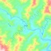 米坪镇 topographic map, elevation, terrain