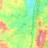 大湾镇 topographic map, elevation, terrain