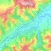 Fognano topographic map, elevation, terrain