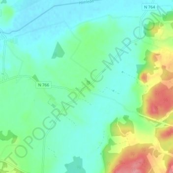 Grimeton topographic map, elevation, terrain