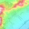 Zarkadia topographic map, elevation, terrain