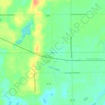 Alto topographic map, elevation, terrain