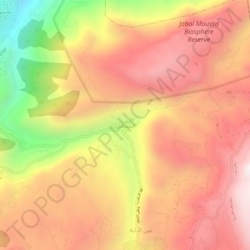 Mchati topographic map, elevation, terrain