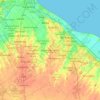 Florencio Varela topographic map, elevation, terrain