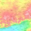 武川县 topographic map, elevation, terrain