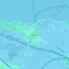 Muiden topographic map, elevation, terrain