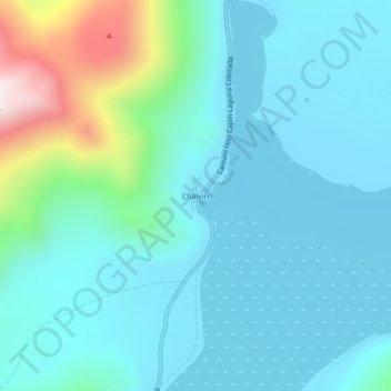 Chalviri topographic map, elevation, terrain