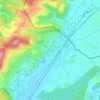 Erzingen topographic map, elevation, terrain