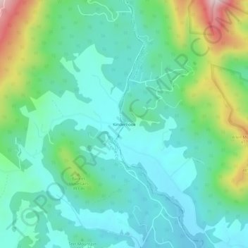 Kinderhook topographic map, elevation, terrain