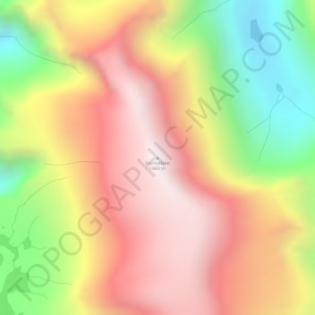 Storkalkinn topographic map, elevation, terrain