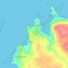 Kerven topographic map, elevation, terrain