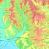 Valenzani topographic map, elevation, terrain