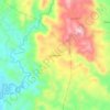 Sambayon topographic map, elevation, terrain